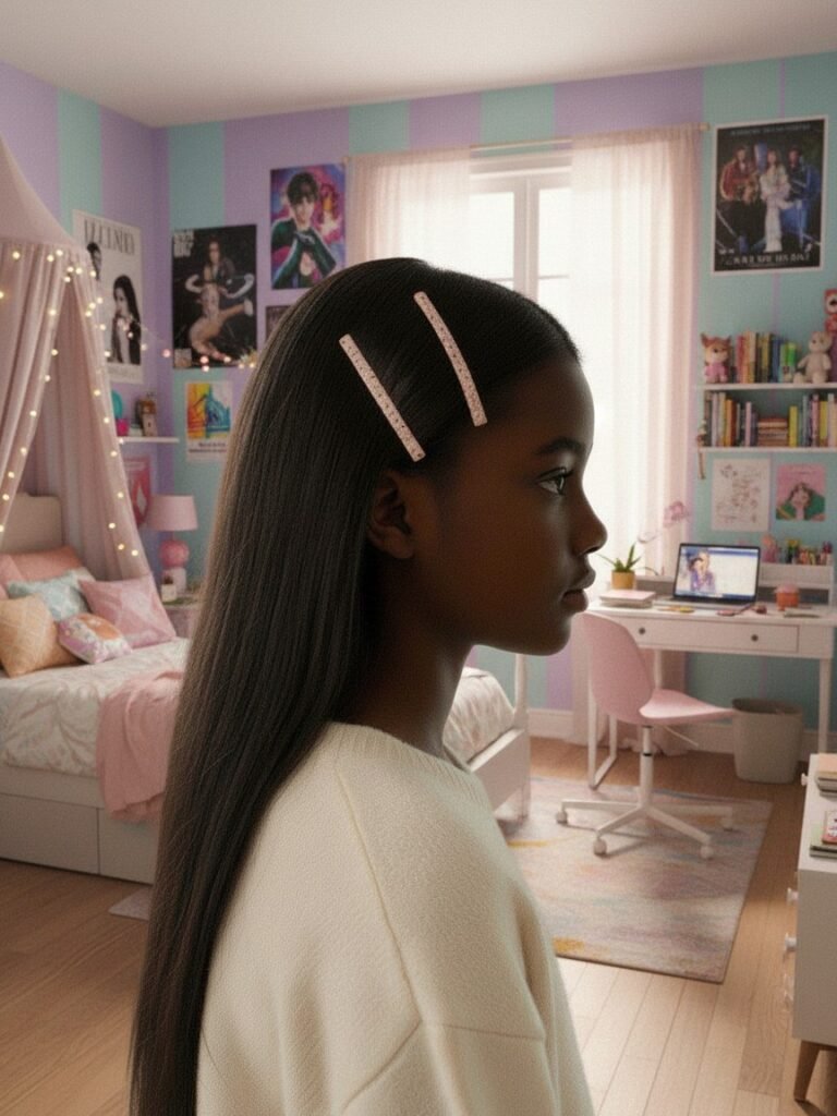 Duo de barrettes décorées