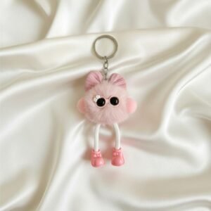 Porte-clé pompon personnage - Modèle 1