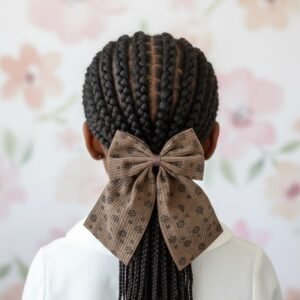 Nœud marron à motifs