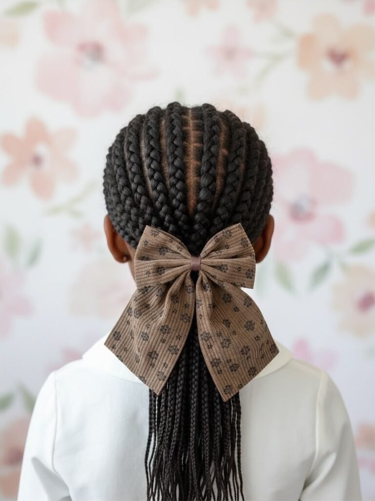 Nœud marron à motifs