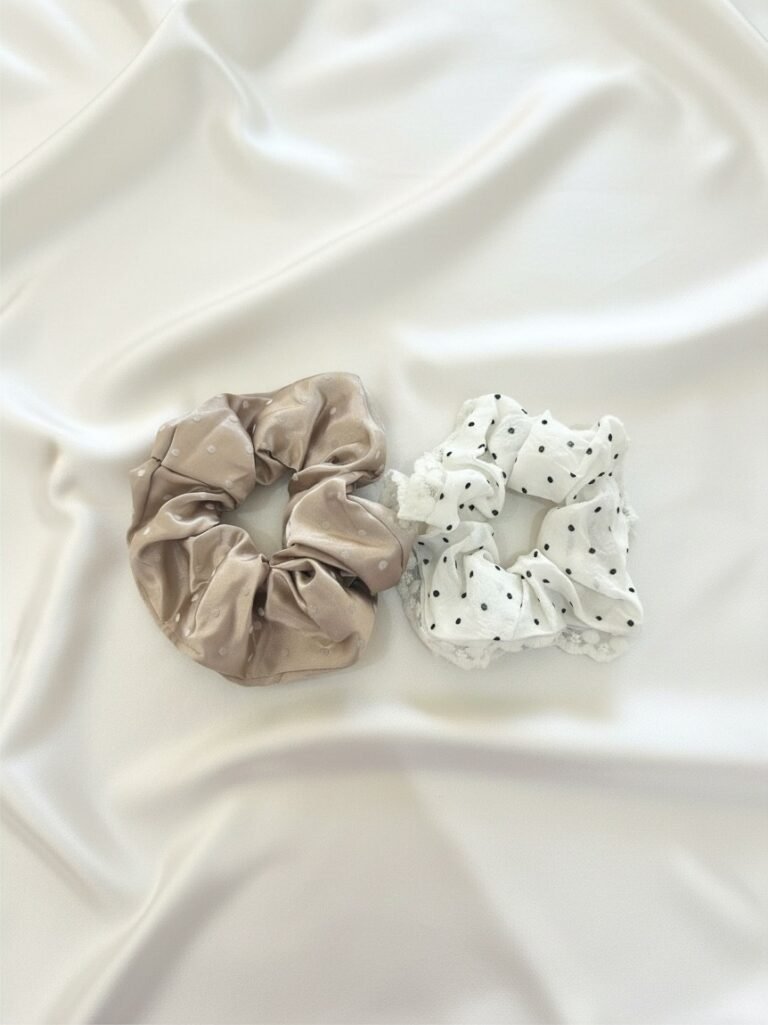 Duo de chouchous en dentelle