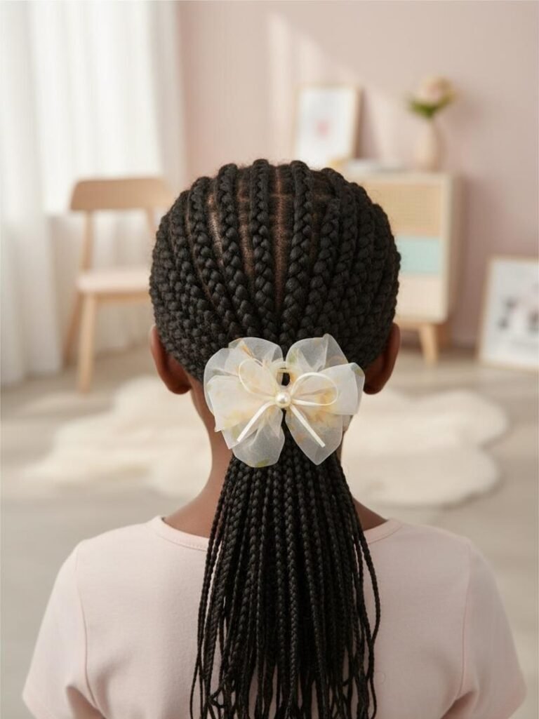 Nœud ivoire fleuri