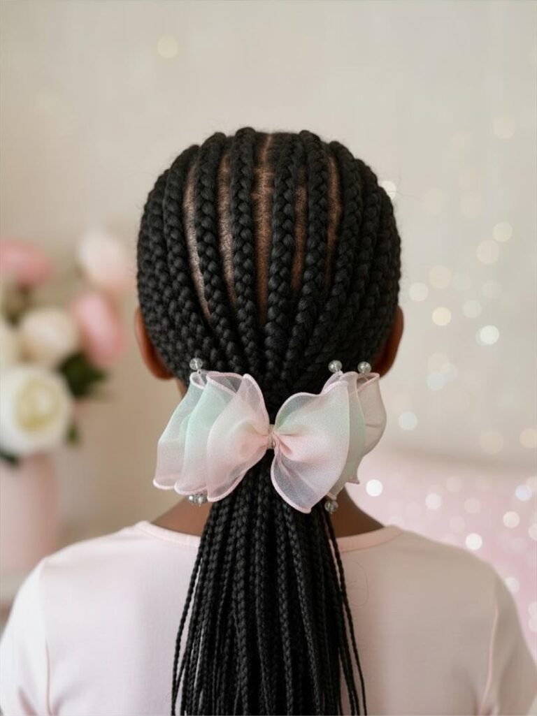 Nœud pastel irisé